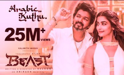 Arabic Kuthu Lyrics sung By Anirudh Ravichander and Jonita Gandhi