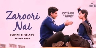 Zaroori Nai Lyrics sung By Afsana Khan